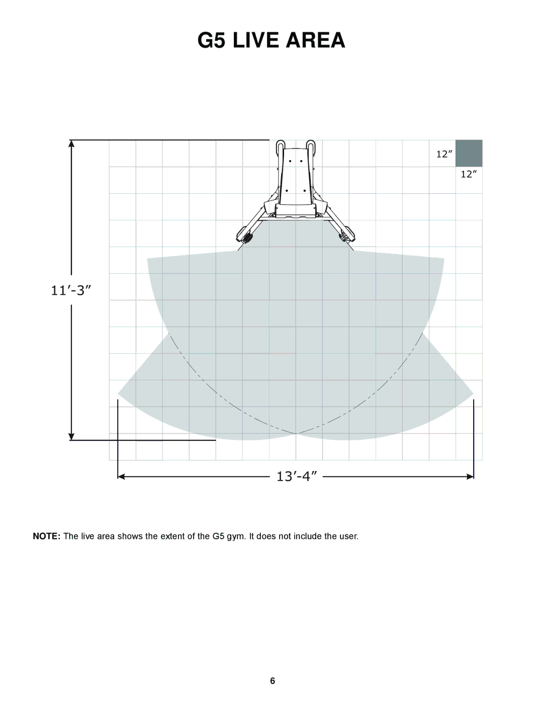 Life Fitness G5-001 manual G5 Live Area 