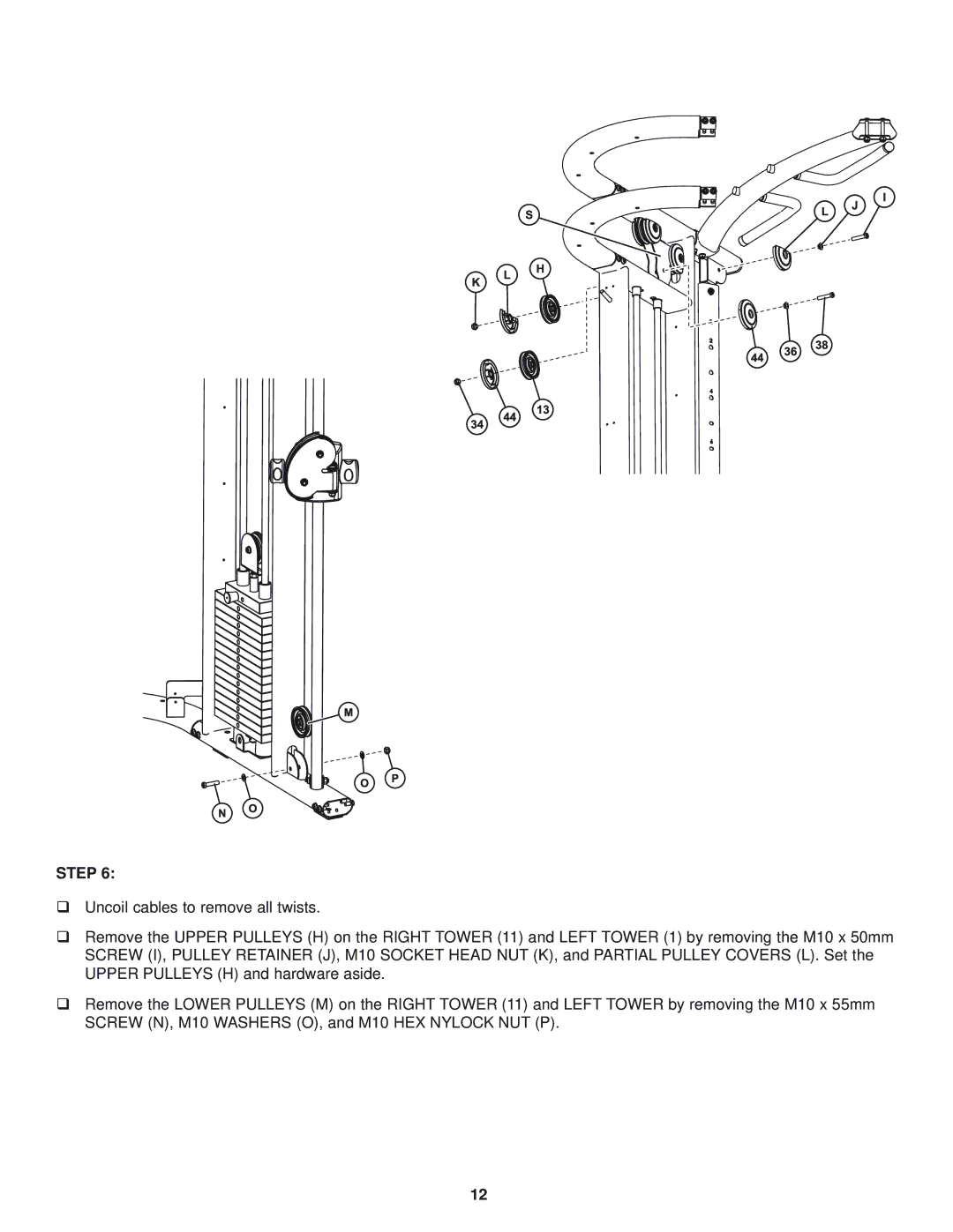 Life Fitness g7 manual Step 