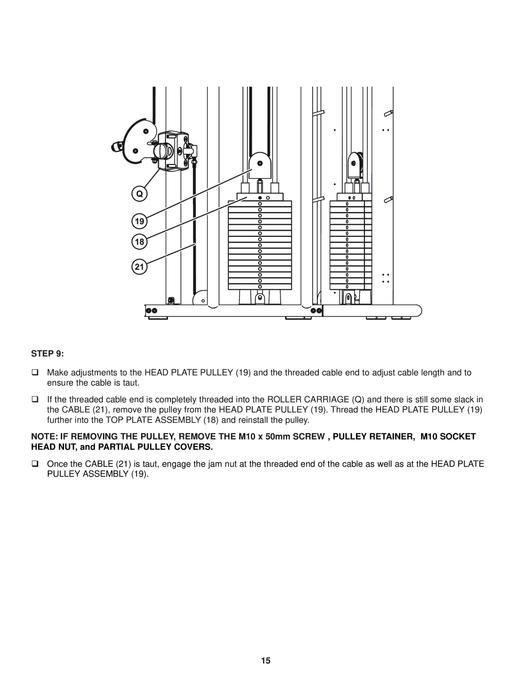 Life Fitness g7 manual Step 