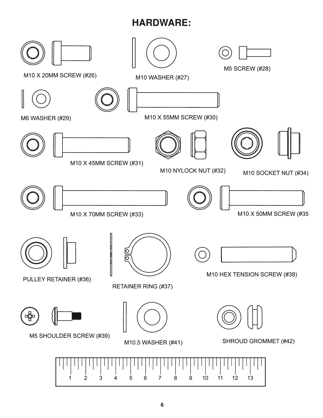 Life Fitness g7 manual Hardware 