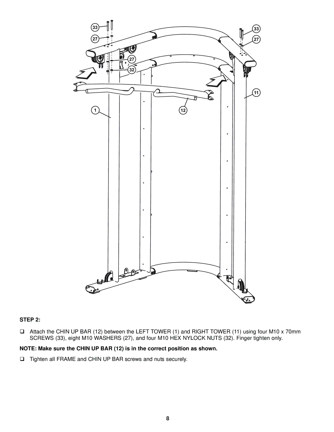 Life Fitness g7 manual Step 