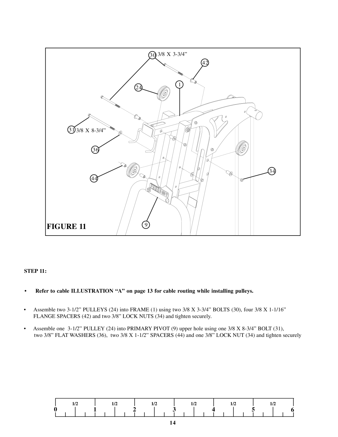 Life Fitness GS1 manual 31 3/8 X 8-3/4 