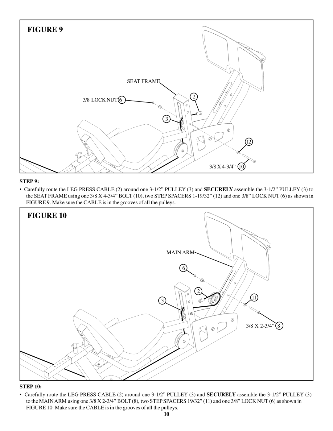 Life Fitness GS2 manual Step 