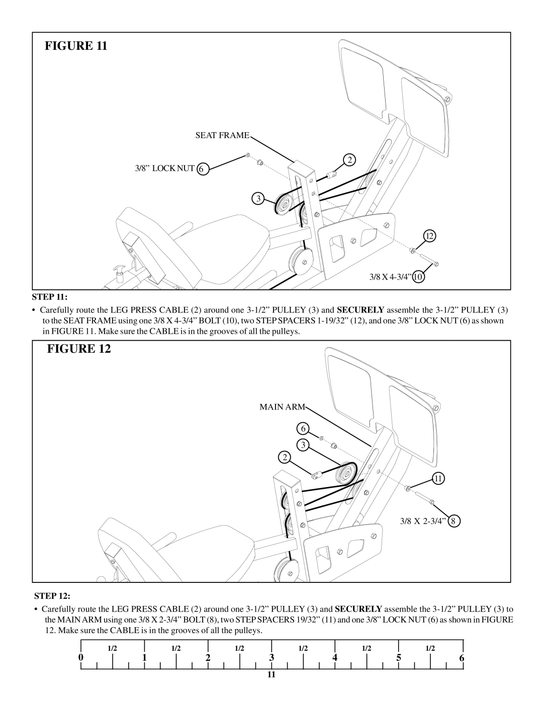 Life Fitness GS2 manual Lock NUT 