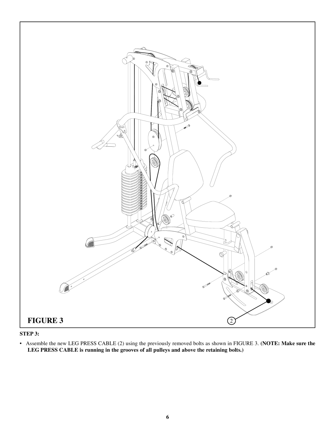 Life Fitness GS2 manual Step 