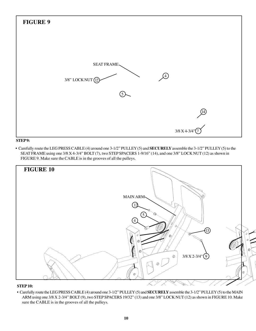 Life Fitness GS4 manual Step 