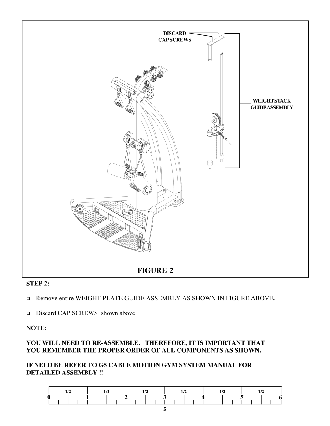 Life Fitness GS5 manual Discard 