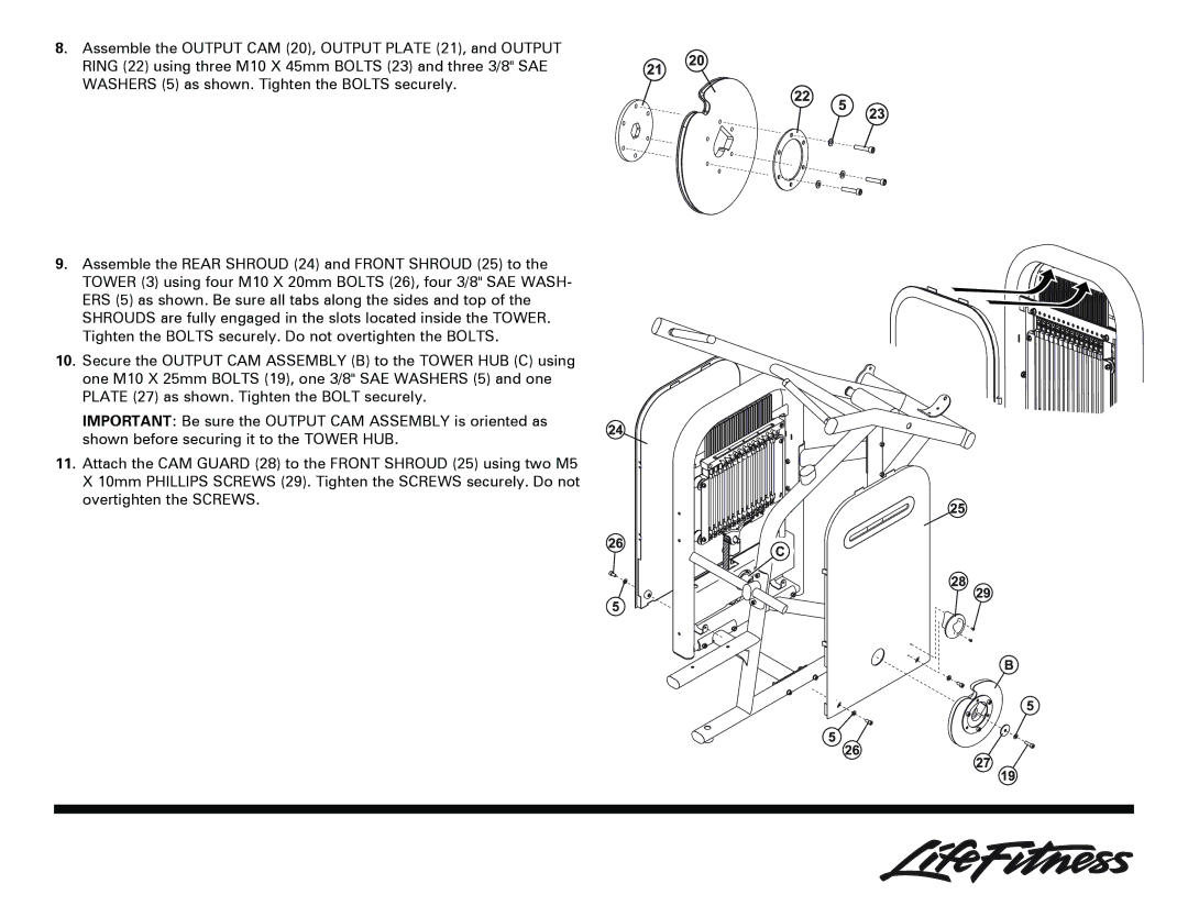 Life Fitness Lat Pulldown manual 