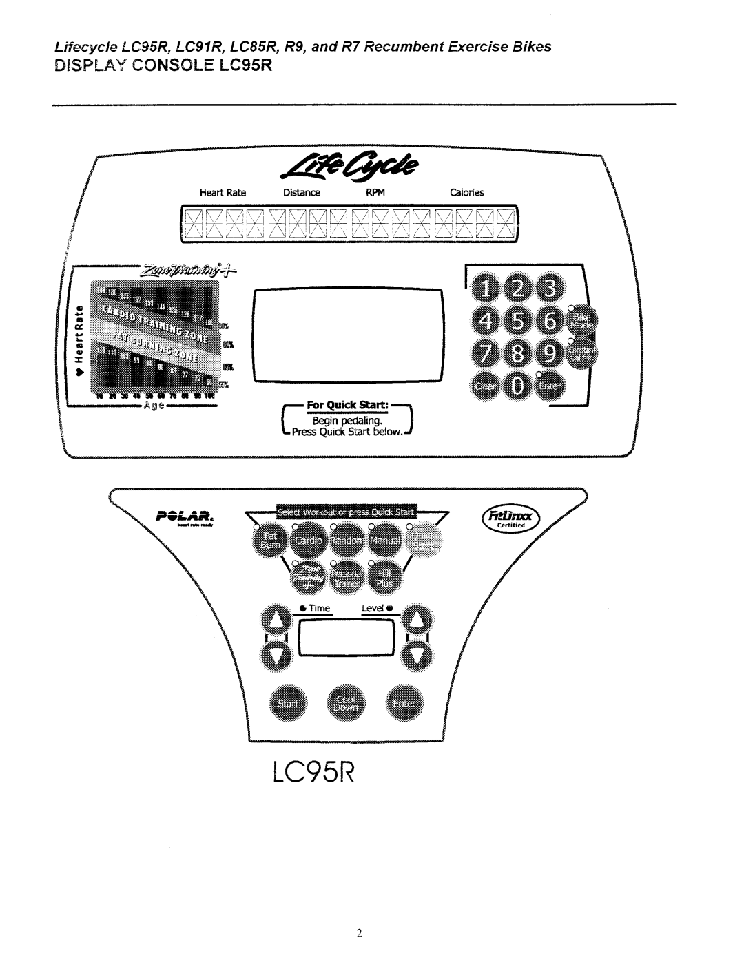 Life Fitness LC8500R, LC9100R manual 