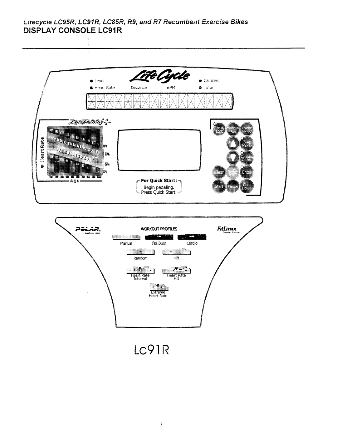 Life Fitness LC9100R, LC8500R manual 