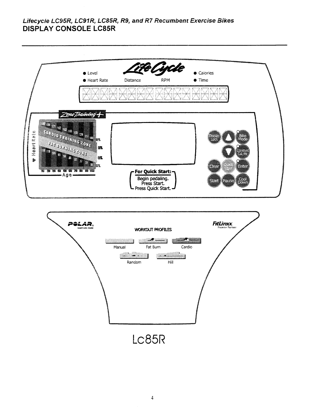 Life Fitness LC8500R, LC9100R manual 