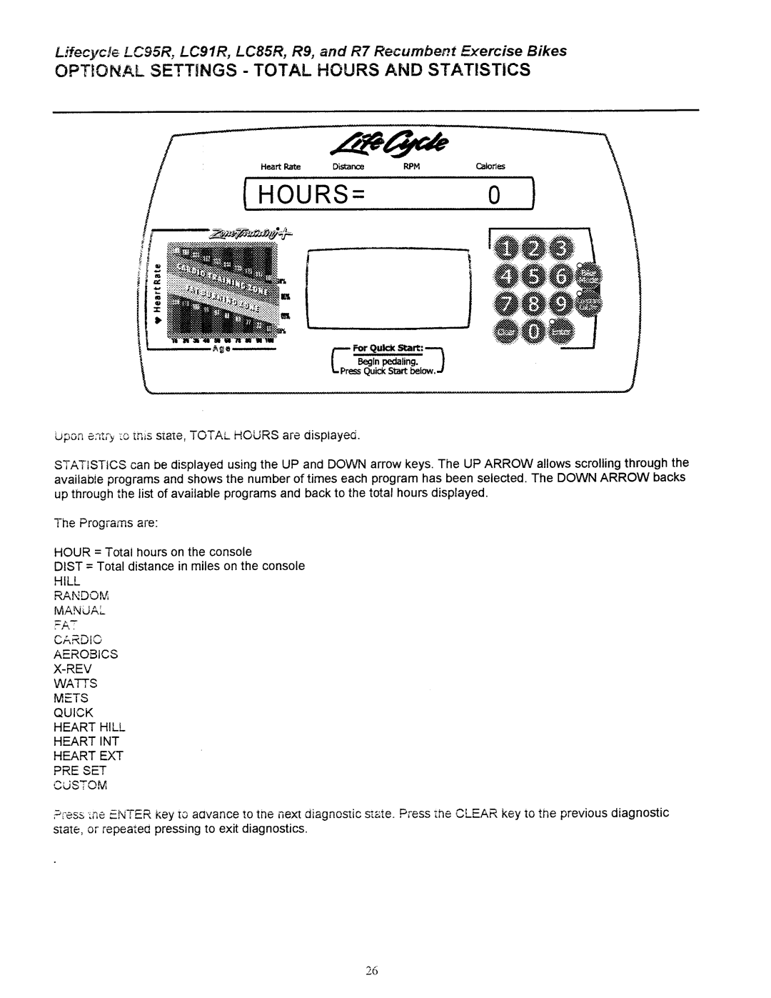 Life Fitness LC8500R, LC9100R manual 