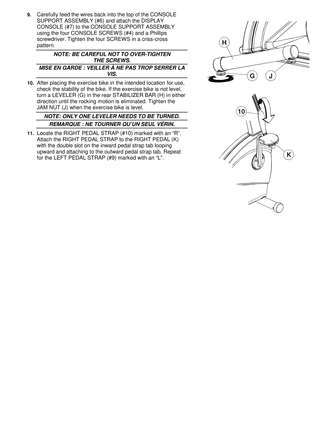 Life Fitness LC85R manual Remarque NE Tourner QU’UN Seul Vérin 