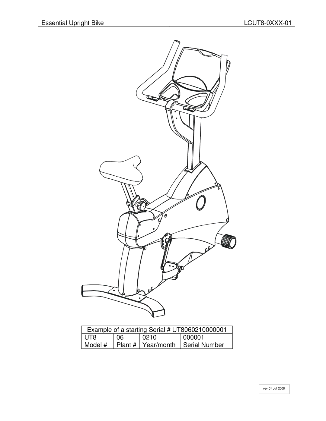 Life Fitness manual LCUT8-0XXX-01 