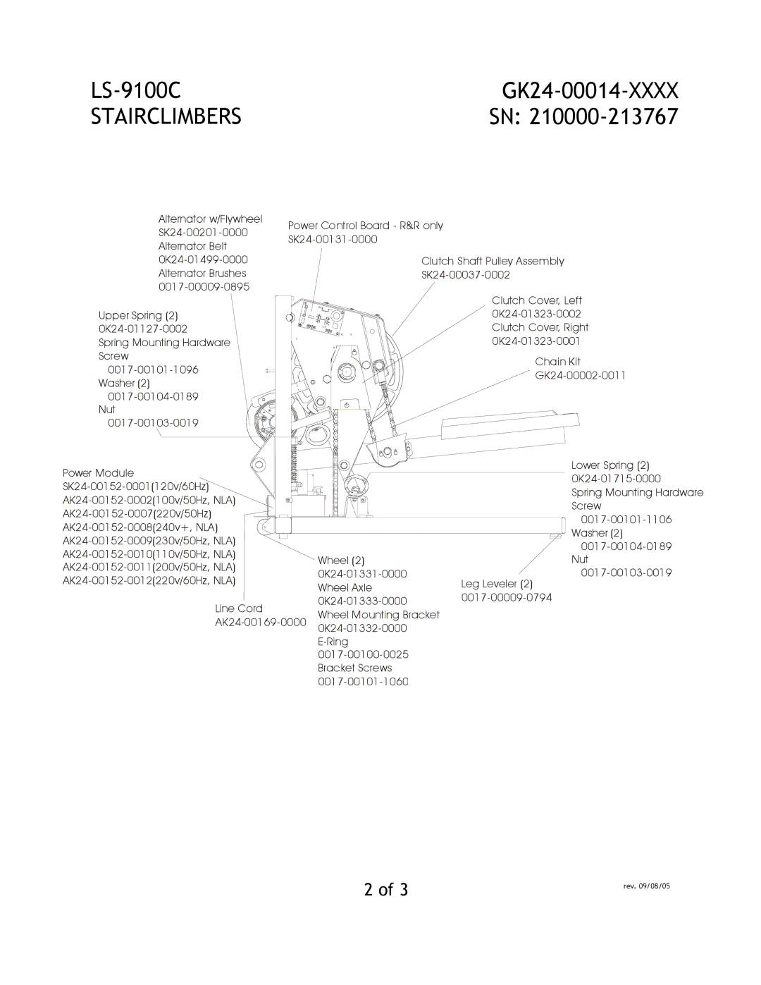 Life Fitness LS-9100C manual Stairclimbers 