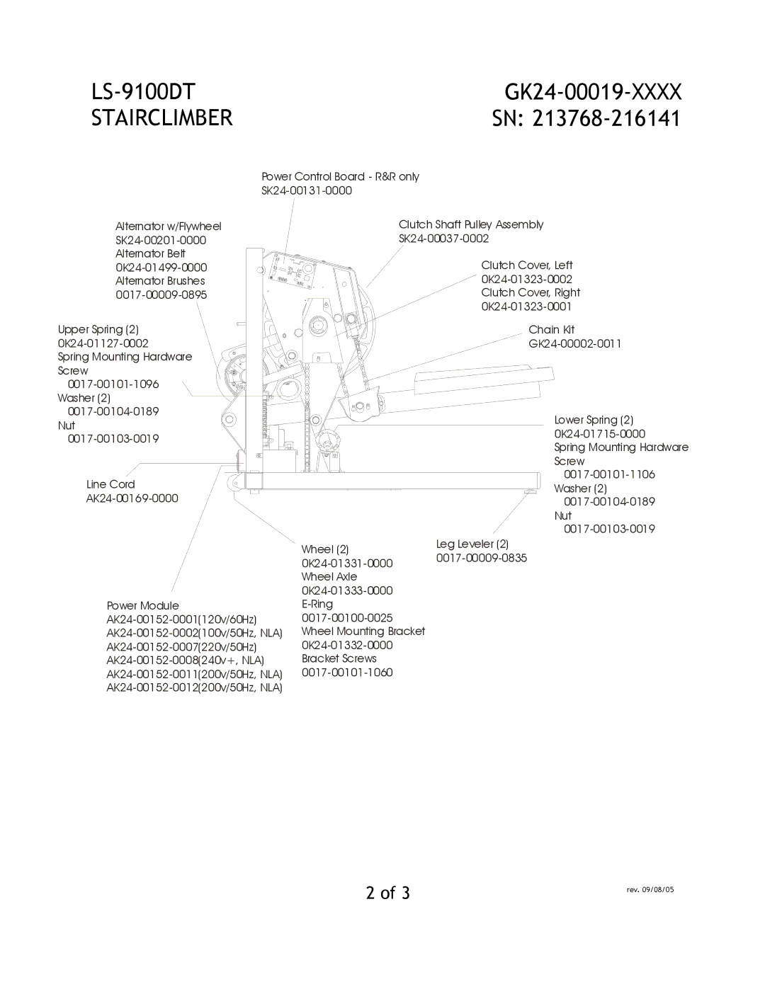 Life Fitness LS-9100DT manual 0K24-01331-0000 