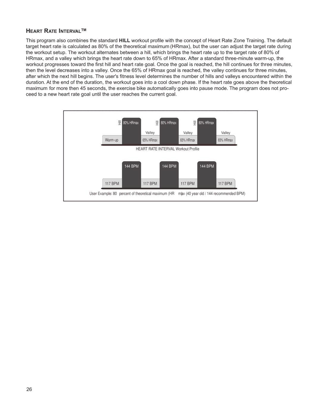 Life Fitness M051-00K39-A196 operation manual 144 BPM 