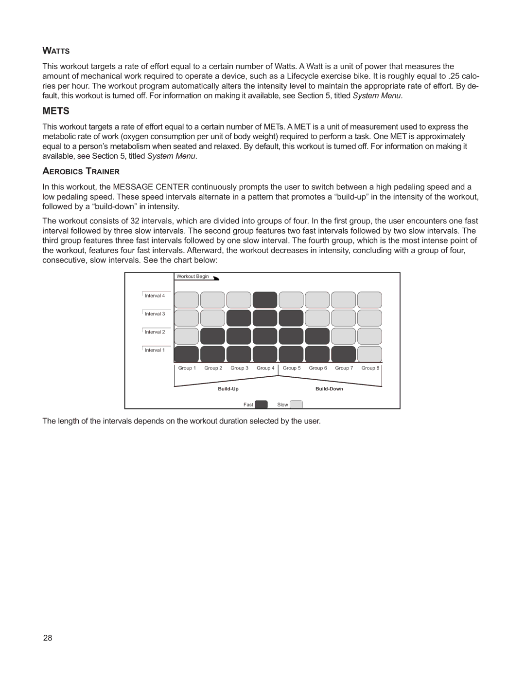 Life Fitness M051-00K39-A196 operation manual Mets 