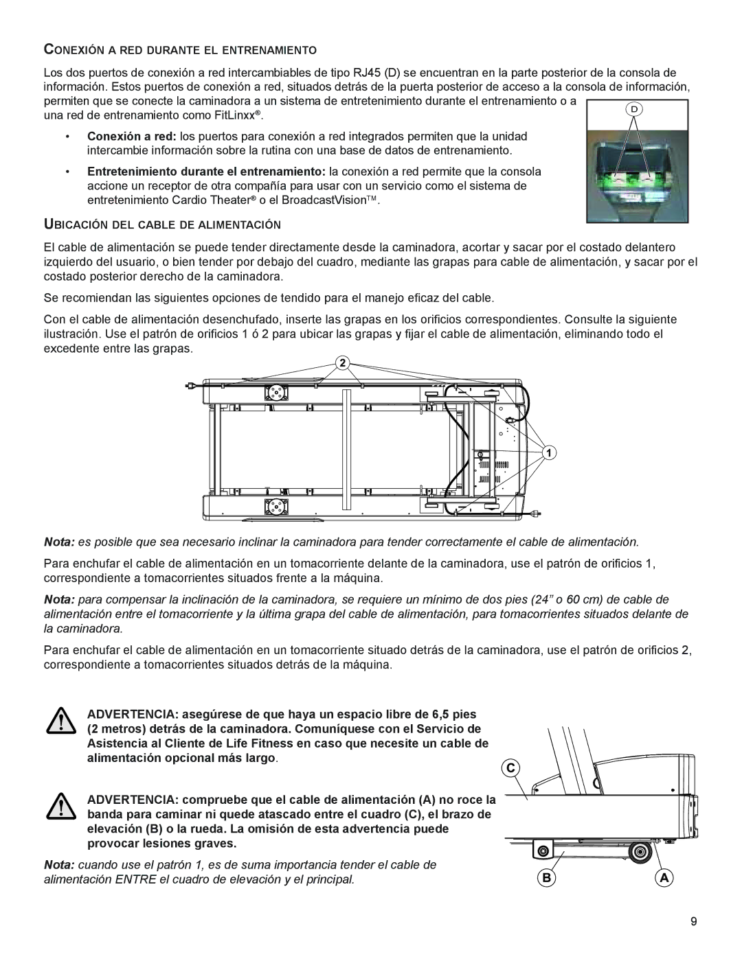 Life Fitness M051-00K58-A385 manual ConexiÓn a Red dURAnte eL entRenAmiento 