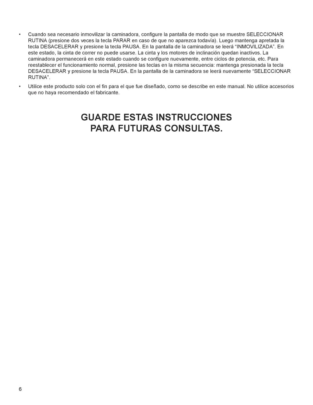 Life Fitness M051-00K58-A394 manual GUARde eStAS inStRUCCioneS Para FUtURAS ConSULtAS 