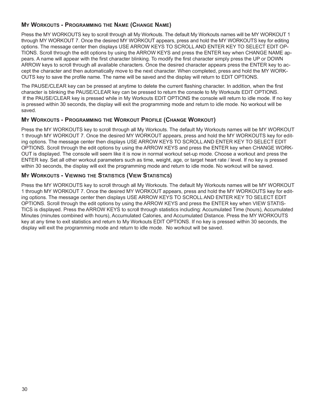 Life Fitness M051-00K61-A137 operation manual MY Workouts Viewing the Statistics View Statistics 