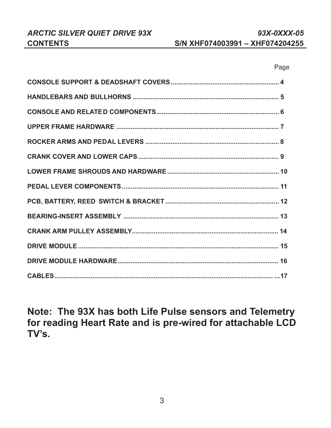 Life Fitness M051-00K62-A181, M051-00K62-A184, M051-00K62-A183, M051-00K62-A182 manual Contents 