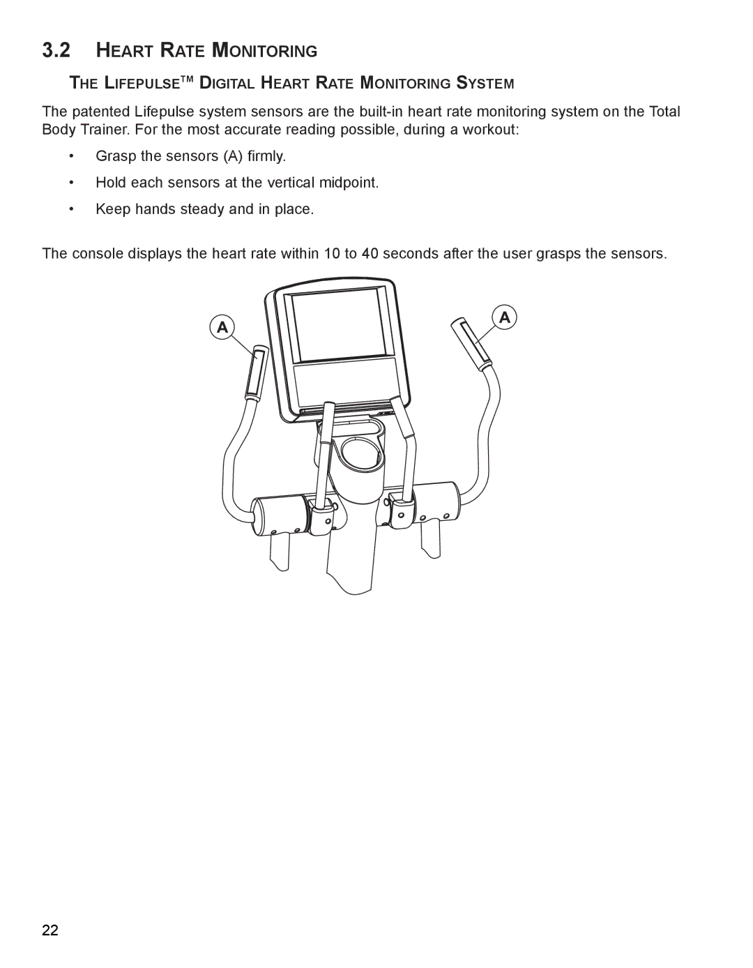 Life Fitness M051-00K62-B095 operation manual Lifepulsetm Digital Heart Rate Monitoring System 