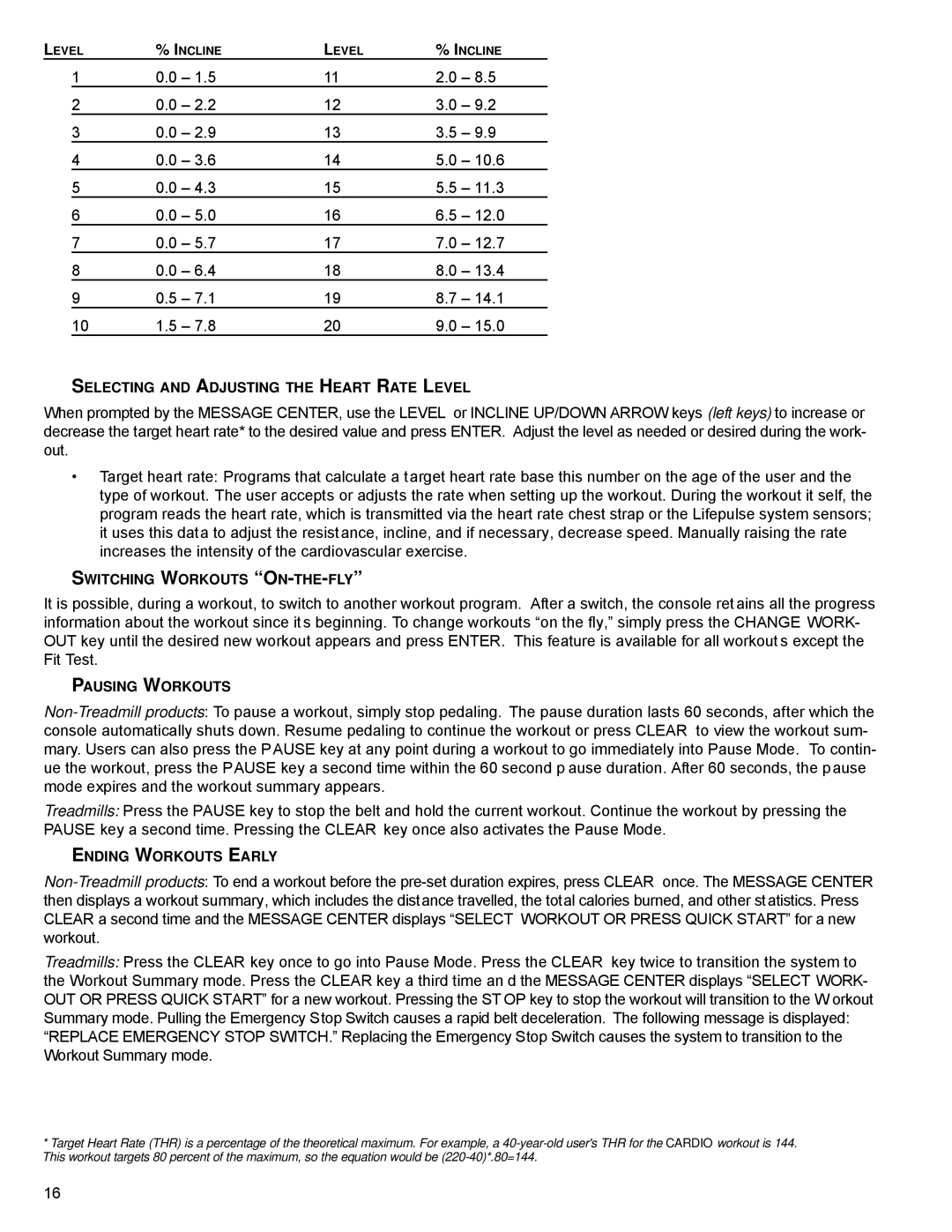 Life Fitness M051-00K70-C031 operation manual 10.6 