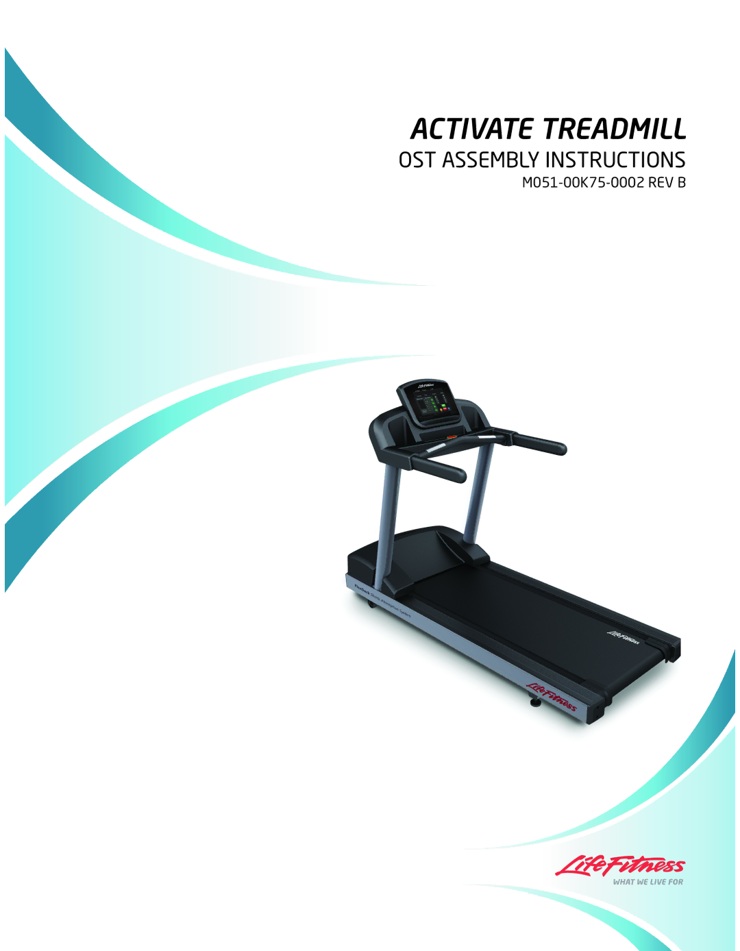 Life Fitness M051-00K75-0002 manual Activate Treadmill 