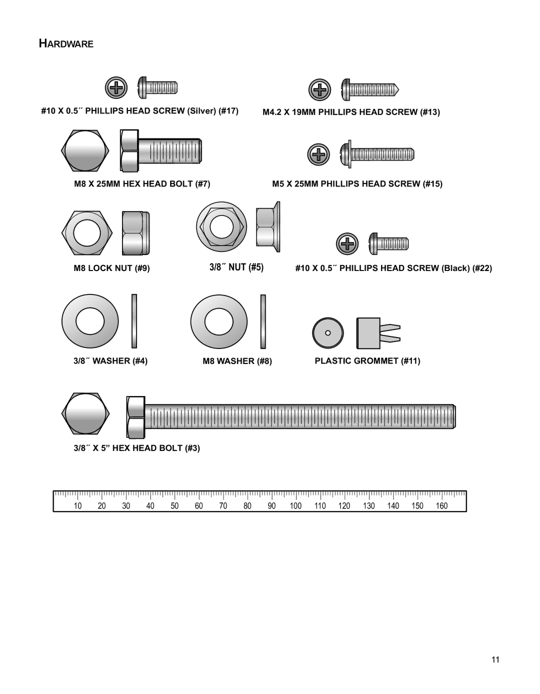 Life Fitness M051-00K75-0002 manual HARDWARe 