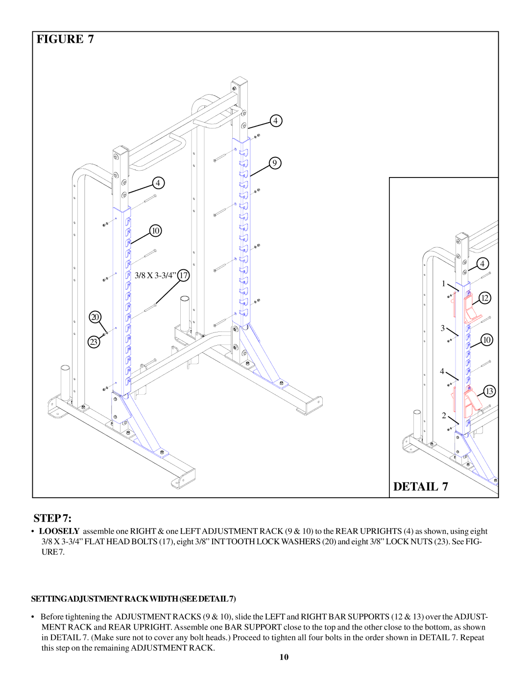 Life Fitness OHDHR manual Detail 