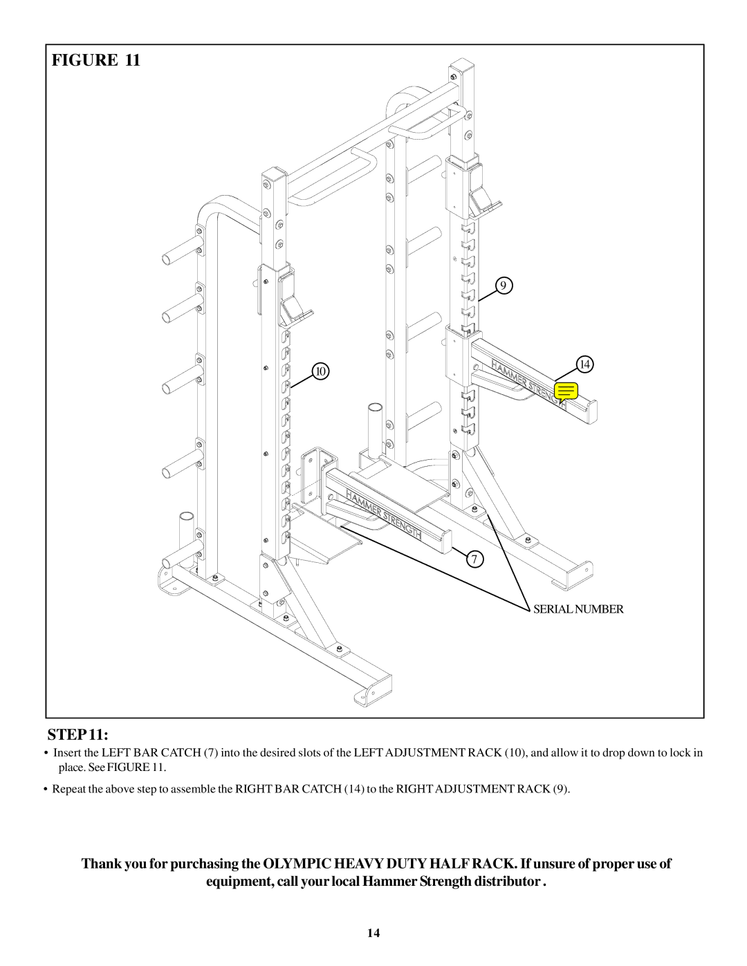 Life Fitness OHDHR manual Serialnumber 