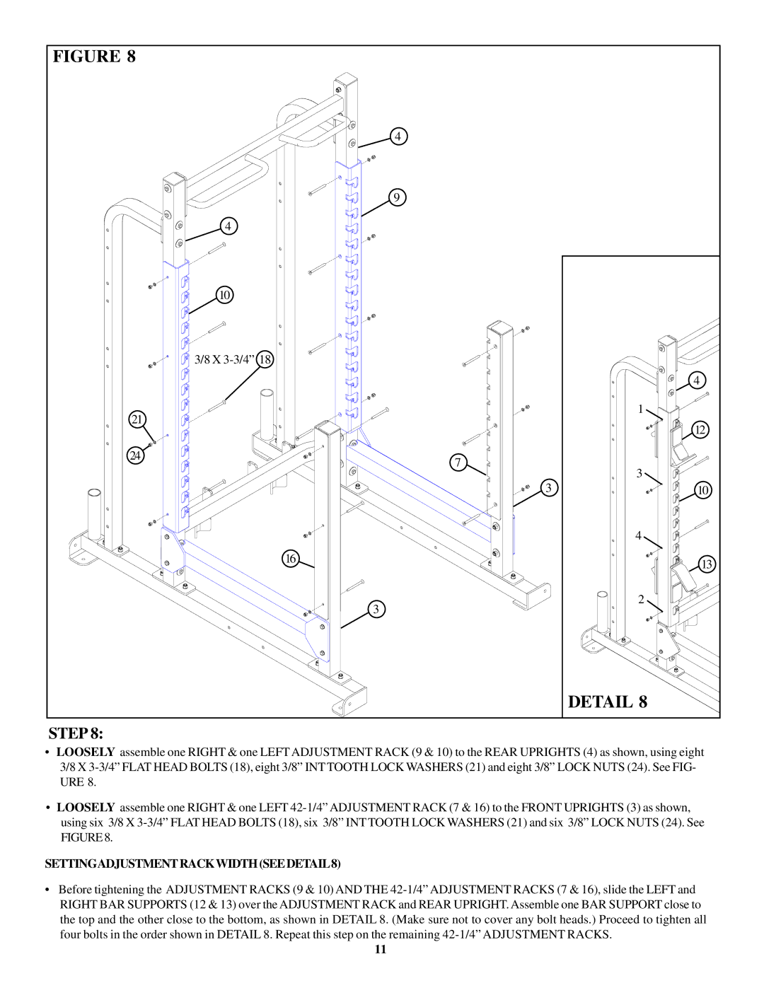 Life Fitness OHDMR manual Detail 