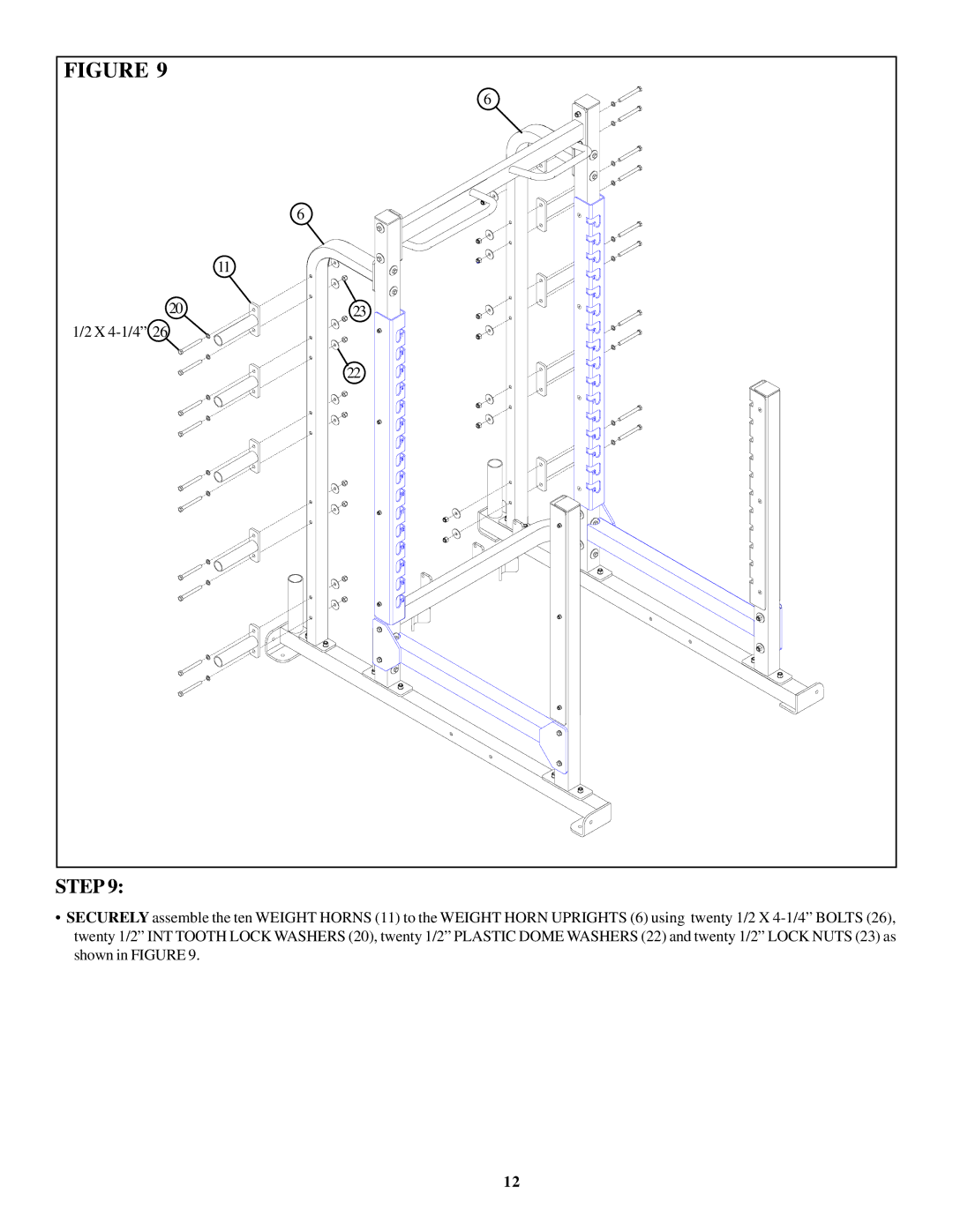 Life Fitness OHDMR manual X 4-1/4 