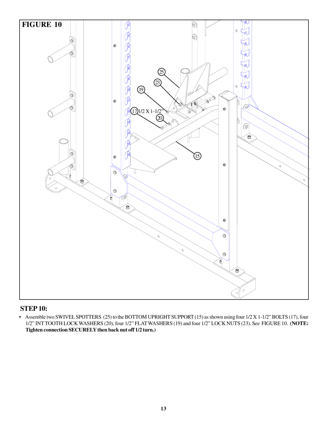 Life Fitness OHDMR manual Step 