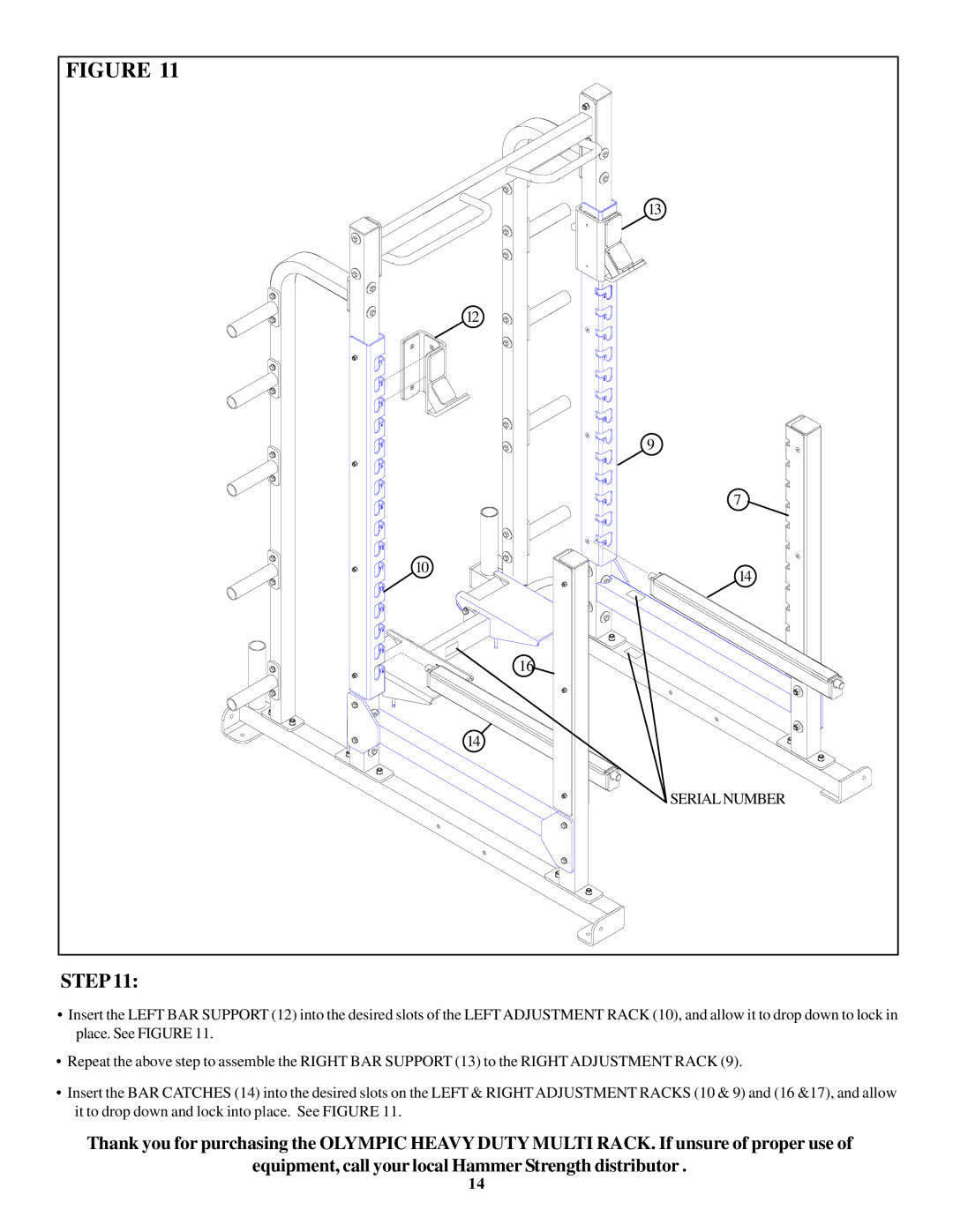 Life Fitness OHDMR manual Serialnumber 