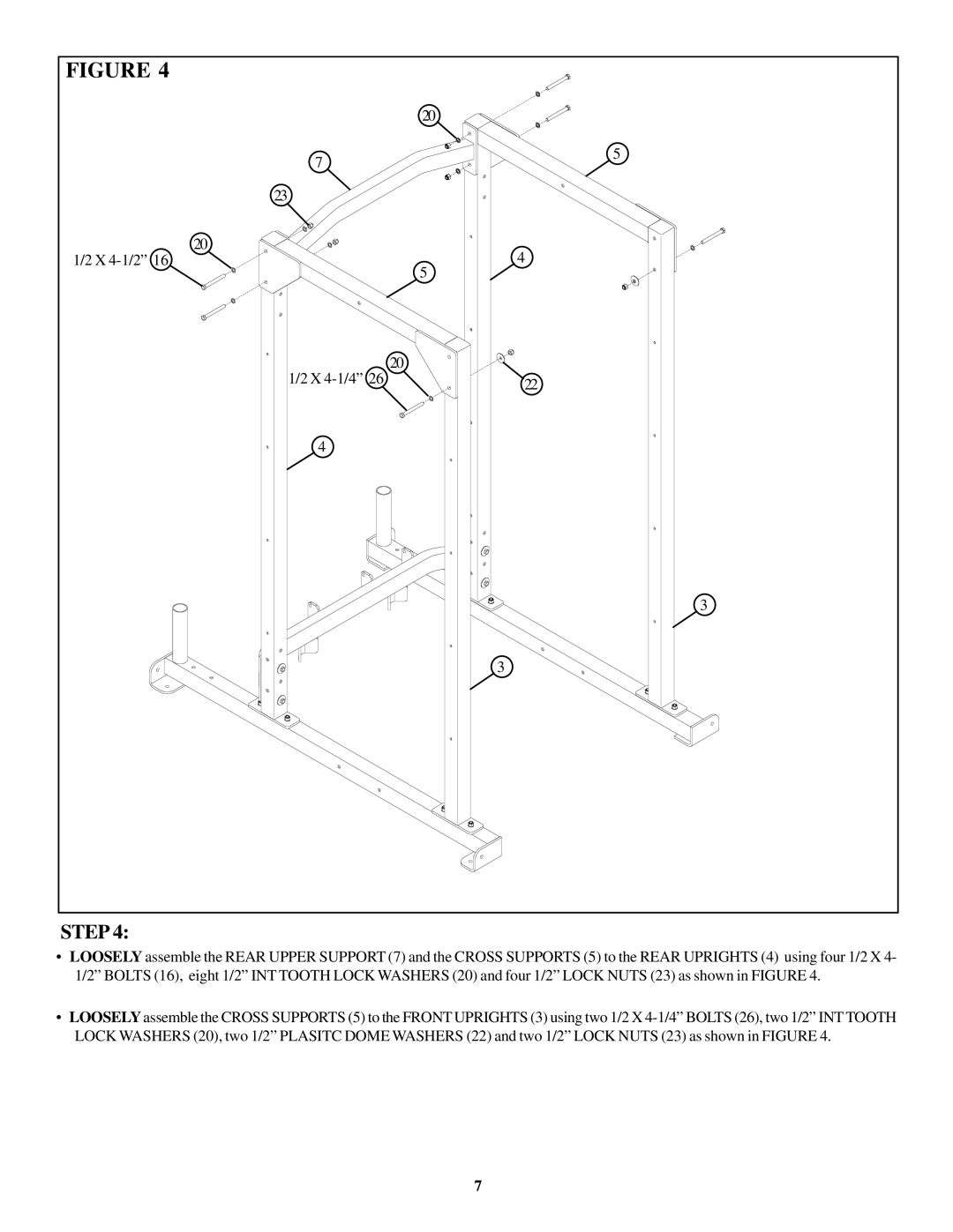 Life Fitness OHDPR8 manual X 4-1/2 X 4-1/4 