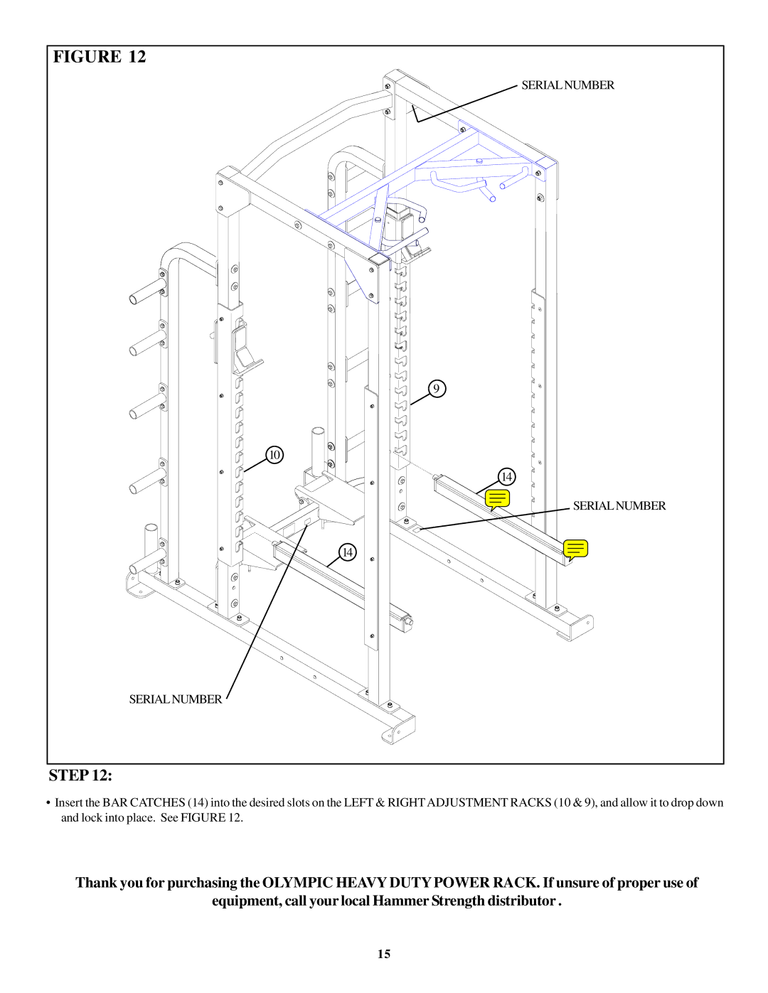 Life Fitness OHDPR9 manual Serialnumber 