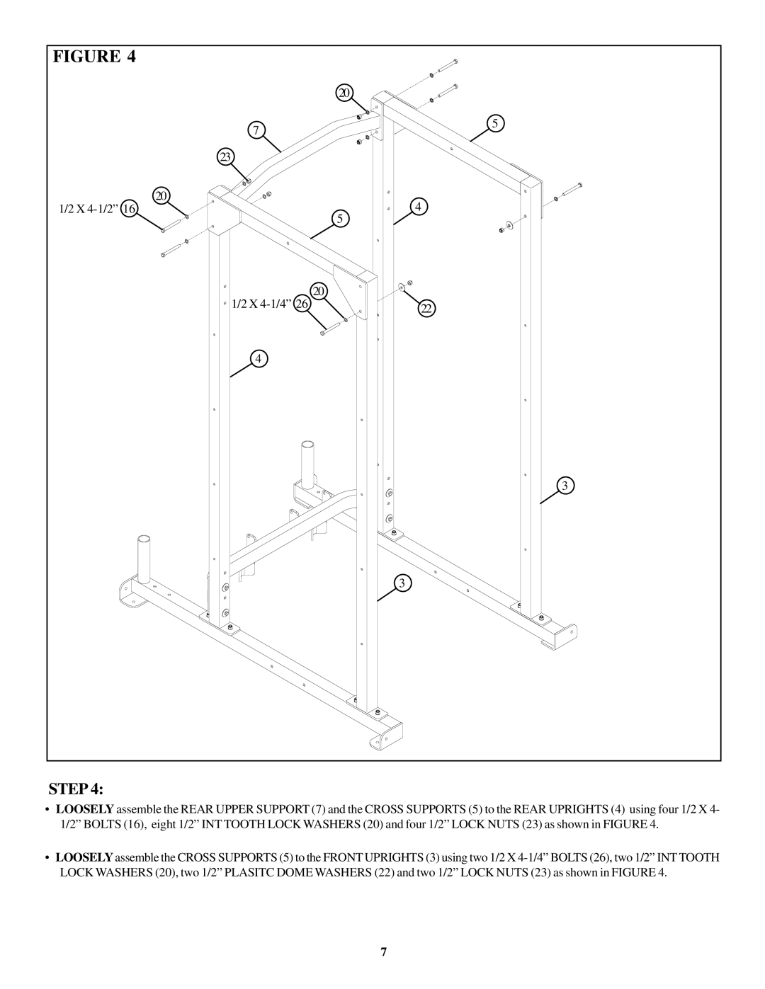 Life Fitness OHDPR9 manual X 4-1/2 X 4-1/4 