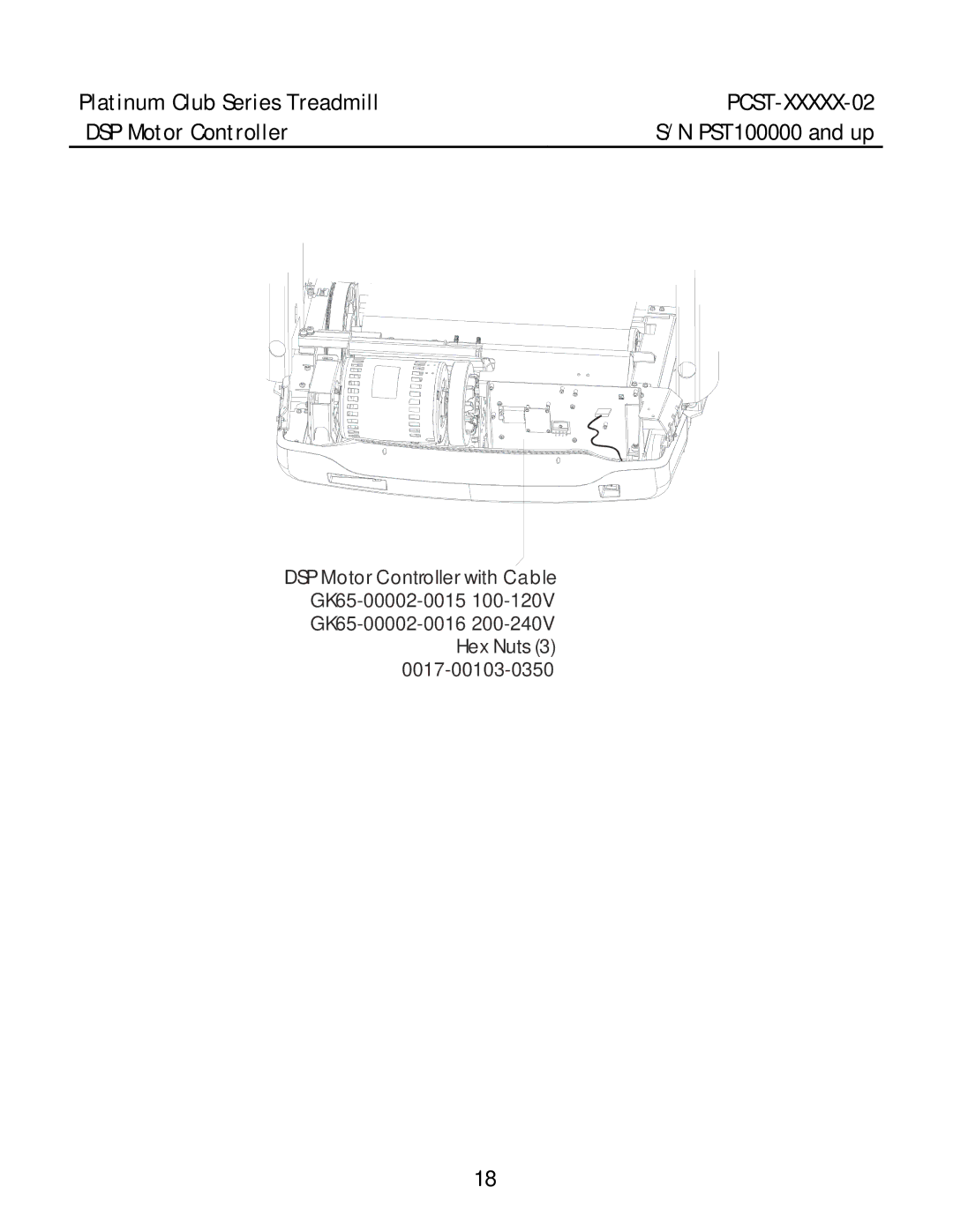 Life Fitness PCST-DOMLX-02, PCST-DOMHX-02, PCST-INTHX-02 manual DSP Motor Controller 