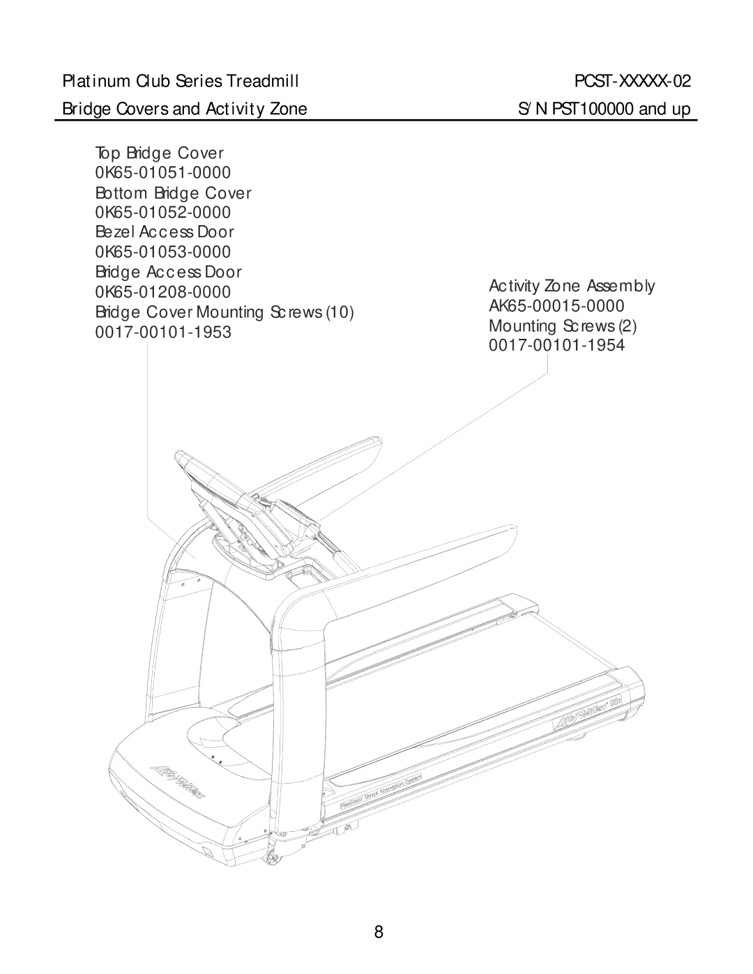 Life Fitness PCST-INTHX-02, PCST-DOMLX-02, PCST-DOMHX-02 manual PCST-XXXXX-02 