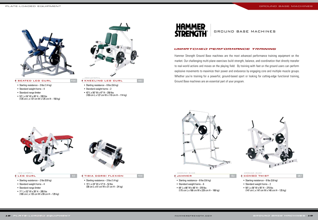 Life Fitness PL manual Unmatched Performance Training, Ground Base Machines, Eg Cur L, Kneeling LEG Curl 