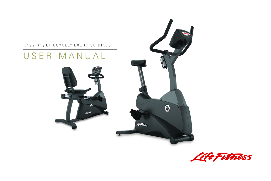 Life Fitness R15 user manual E R M a N U a L 