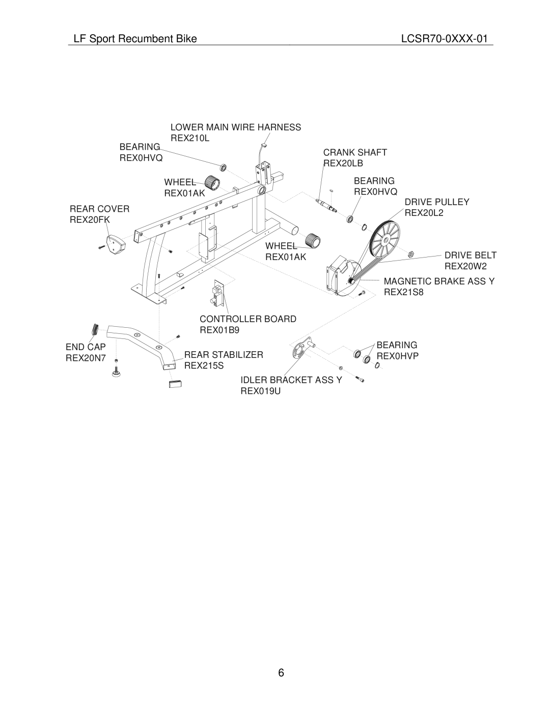 Life Fitness REX2287 operation manual REX21S8 