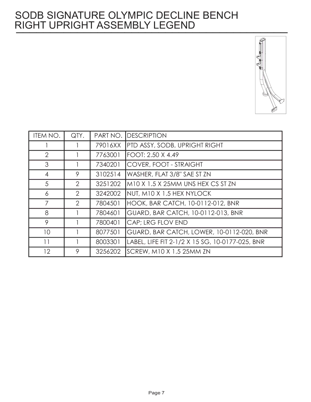 Life Fitness SODB manual COVER, Foot Straight 