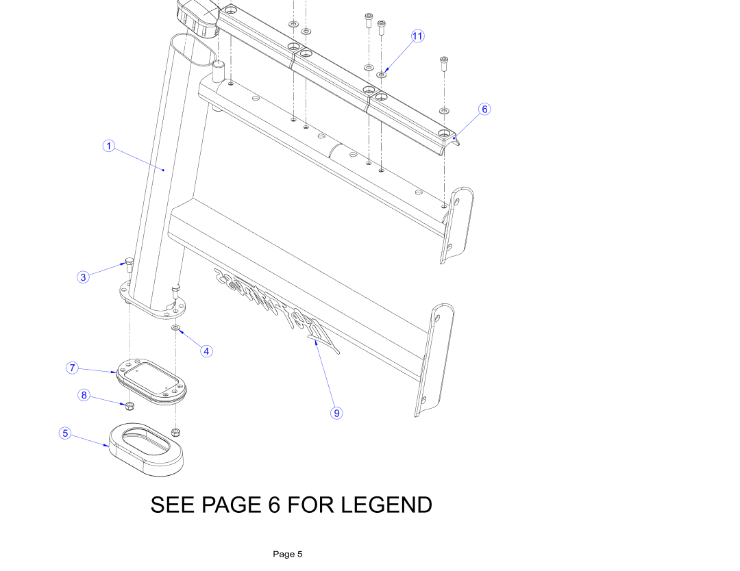 Life Fitness SOSR manual See page 6 for Legend 