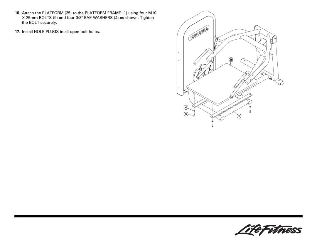 Life Fitness Squat manual 