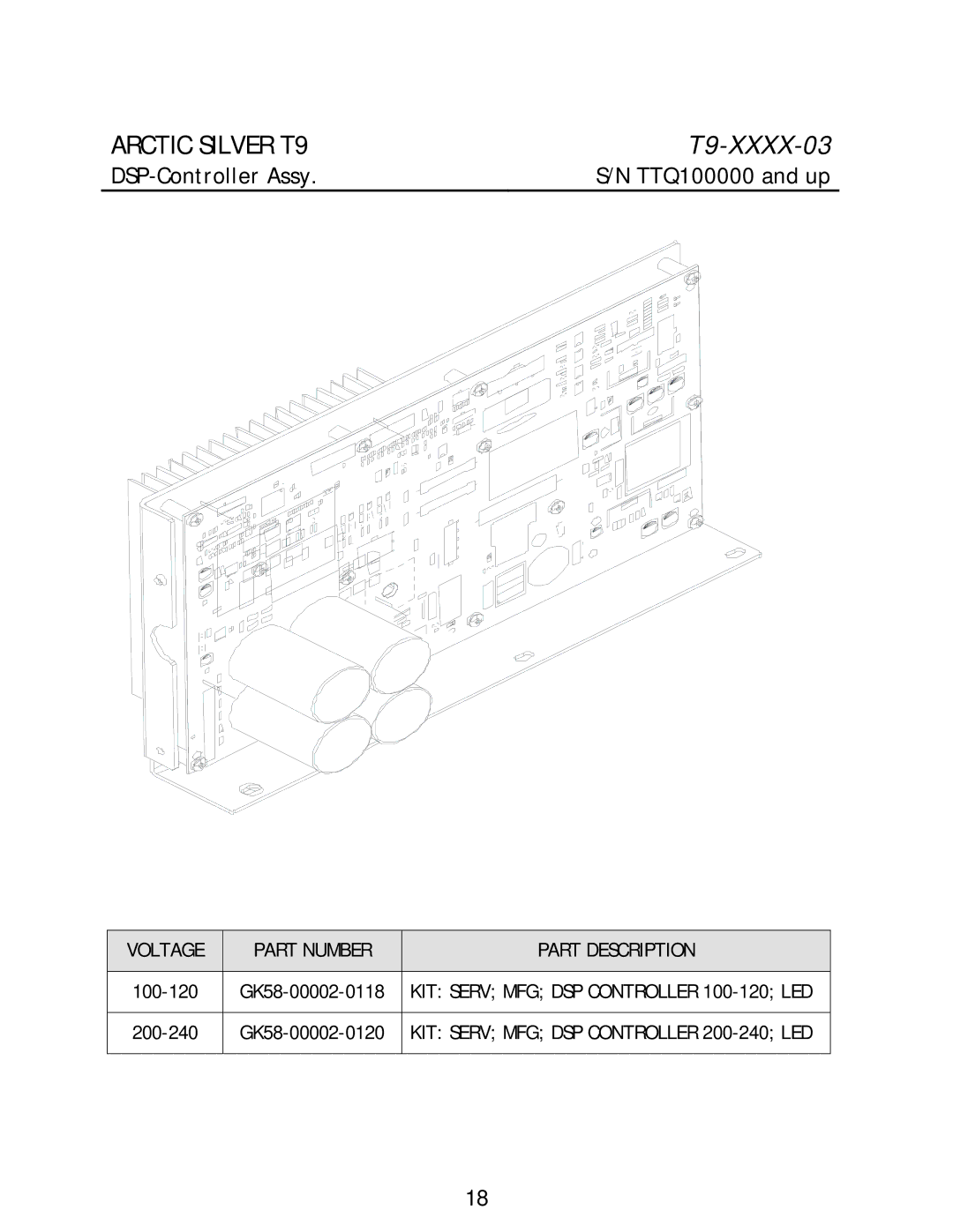 Life Fitness T9 manual DSP-Controller Assy 