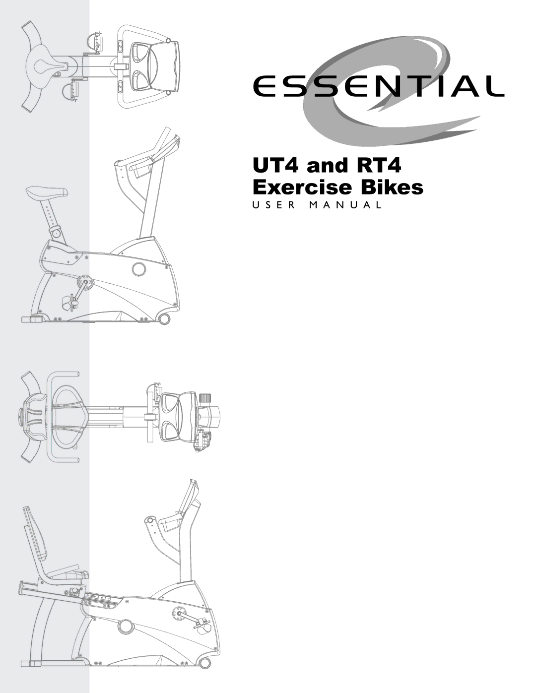 Life Fitness user manual UT4 and RT4 Exercise Bikes 