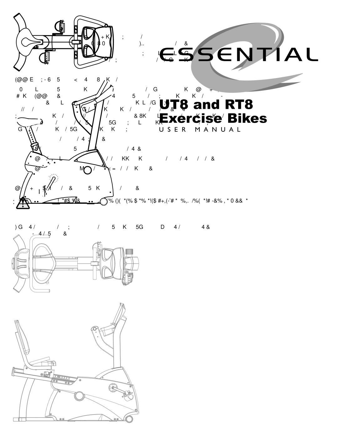 Life Fitness RT8, UT8 user manual 